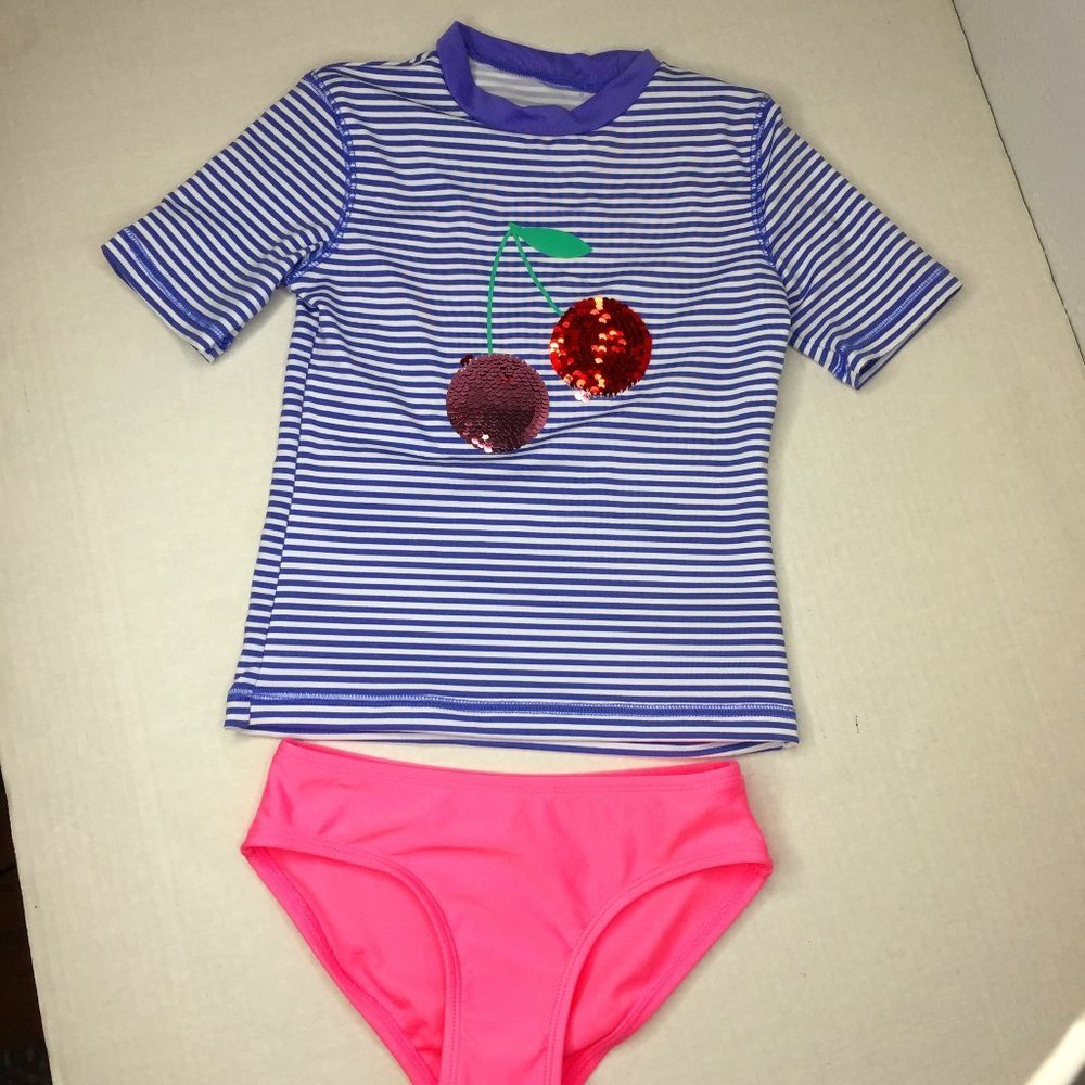 Cat & Jack NWOT girl's  XS 4/5 rash guard/bikini.